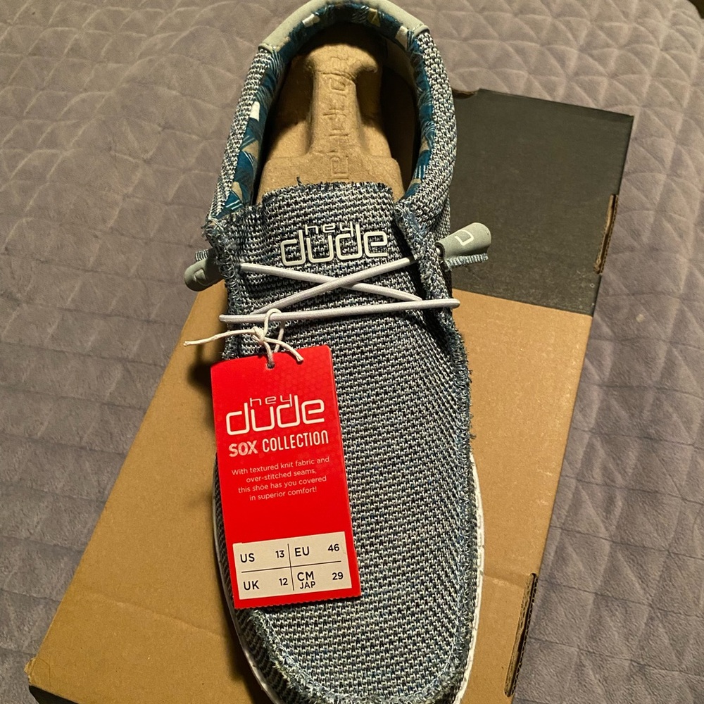 🩵Hey Dude SOX Collection Size 13 NWT🩵